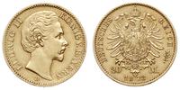 20 marek 1873/D, Monachium, złoto 7.95 g, Jaeger