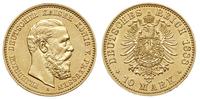 10 marek 1888 / A, Berlin, złoto 3.98 g, Jaeger 
