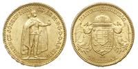 20 koron 1893, Kremnica, złoto 6.78 g, pięknie z