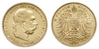 10 koron 1897, Wiedeń, złoto 3.37 g, Fr 506