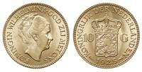 10 guldenów 1925, Utrecht, złoto 6.72 g, Fr. 351