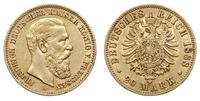 20 marek 1888/A, Berlin, złoto 7.92 g, Jaeger 24