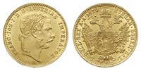 dukat 1870/A, Wiedeń, złoto 3.49 g, Fr. 492