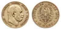 10 marek 1874/B, Hannover, złoto 3.92g, Jaeger 2