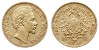 20 marek 1872/D, Monachium, złoto 7.91 g, Jaeger