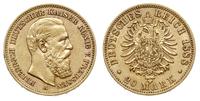 20 marek 1888/A, Berlin, złoto 7.86 g, Jaeger 24
