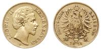 10 marek 1873/D, Monachium, złoto 3.97 g, Jaeger