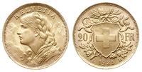 20 franków 1935/L-B, Berno, złoto 6.45 g, Freidb