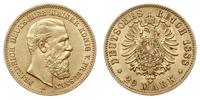 20 marek 1888/A, Berlin, złoto 7.94 g, Jaeger 24