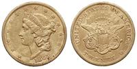 20 dolarów 1865/S, San Francisco, złoto 33.36 g,