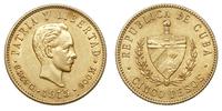 5 peso 1915, Filadelfia, złoto 8.34 g.