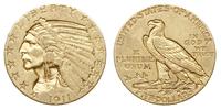 5 dolarów  1911, Filadelfia, złoto 8.35 g, ładne