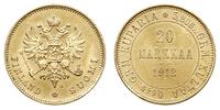 20 marek  1912, Helsinki, piękne, złoto 6.45 g