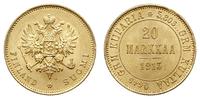 20 marek  1913, Helsinki, wyśmienite, złoto 6.45