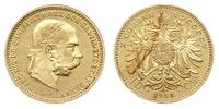 10 koron 1905, Wiedeń, złoto 3.38 g