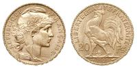 20 franków 1909, Paryż, złoto 6.44 g, Fr. 596.a