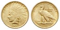 10 dolarów 1907, Filadelfia, Głowa Indianina, zł