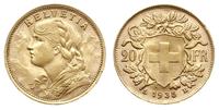 20 franków 1935 L-B, Berno, złoto 6.45 g, Fr. 49