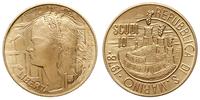 10 scudi 1978, złoto "900" 30.04 g, Friedberg 13