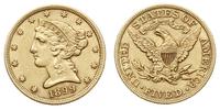 5 dolarów 1899, Filadelfia, złoto 8.31 g