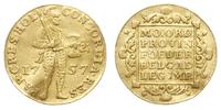 dukat (dukaat) 1757, złoto 3.44 g, Delmonte 775,