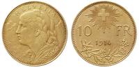 10 franków 1914 B , Berno, złoto 3.23 g, Fr. 504