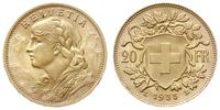 20 franków 1935 LB, Berno, złoto 6.45 g, Fr. 499