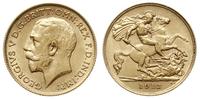 1/2 funta 1912, Londyn, złoto 3.98 g, Fr. 405, S