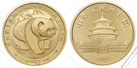 100 juanów 1983, Miś Panda, złoto ''999'', 31.1 