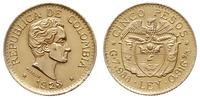 5 pesos 1925, złoto ''916'' 7.97 g, Fr. 115