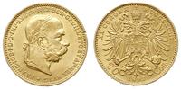 20 koron 1893, Wiedeń, złoto 6.75 g, Fr. 504