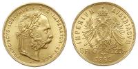8 florenów = 20 franków 1892, Wiedeń, złoto 6.44