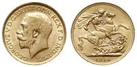 1 funt 1914, Londyn, złoto 7.99 g, Spink 3996