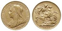 funt 1900, Londyn, złoto 7.97 g, Spink 3874
