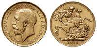 funt 1911, Londyn, złoto 7.98 g, wyśmienite, Spi