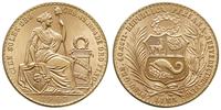 100 soli 1967, Lima, złoto "900" 46.75 g, piękne