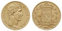 20 franków 1825 A, Paryż, złoto 6.39 g, Fr. 549,