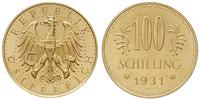 100 szylingów 1931, Wiedeń, złoto 23.48 g, Fr. 5