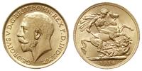 1 funt 1914, Londyn, złoto 7.98 g, Fr. 404, S. 3