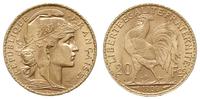 20 franków 1906, Paryż, złoto 6.45 g, Fr. 596, G