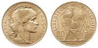 20 franków 1912, Paryż, złoto 6.45 g, Fr. 596a, 
