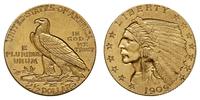 2 1/2 dolara 1909, Filadelfia, Głowa Indianina, 