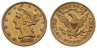 5 dolarów 1906 S, San Francisco, typ Liberty, zł