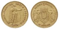 10 koron 1904, Kremnica, złoto 3.38 g, Fr. 252