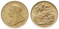 funt 1895, Londyn, złoto 7.97 g, Spink 3874