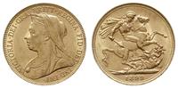 funt 1899, Londyn, złoto 7.98 g, Spink 3874