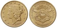 20 dolarów 1864 S, San Francisco, typ Liberty, z
