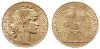 20 franków 1914, Paryż, złoto 6.45 g, Fr. 596a, 