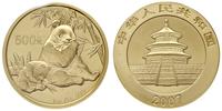 500 juanów 2007, Misie Panda, złoto ''999'' 31.1
