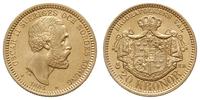 20 koron 1884, złoto 8.96 g, piękne, Fr. 93a